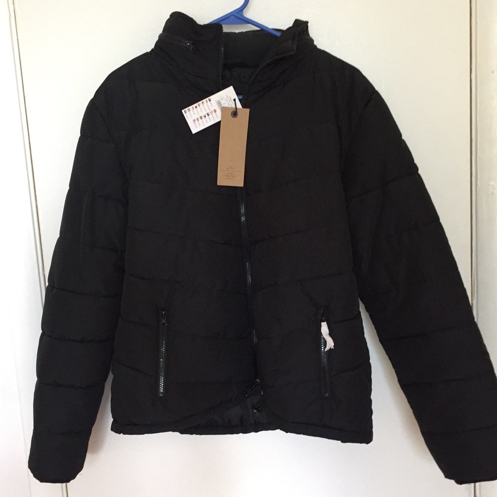 Black Puffer Jacket Winter Jacket NWT